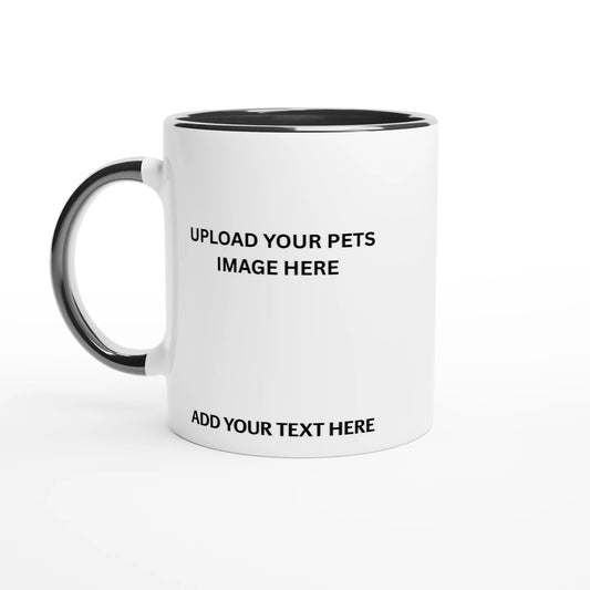 Personalised Pet Photo Mug with Colour