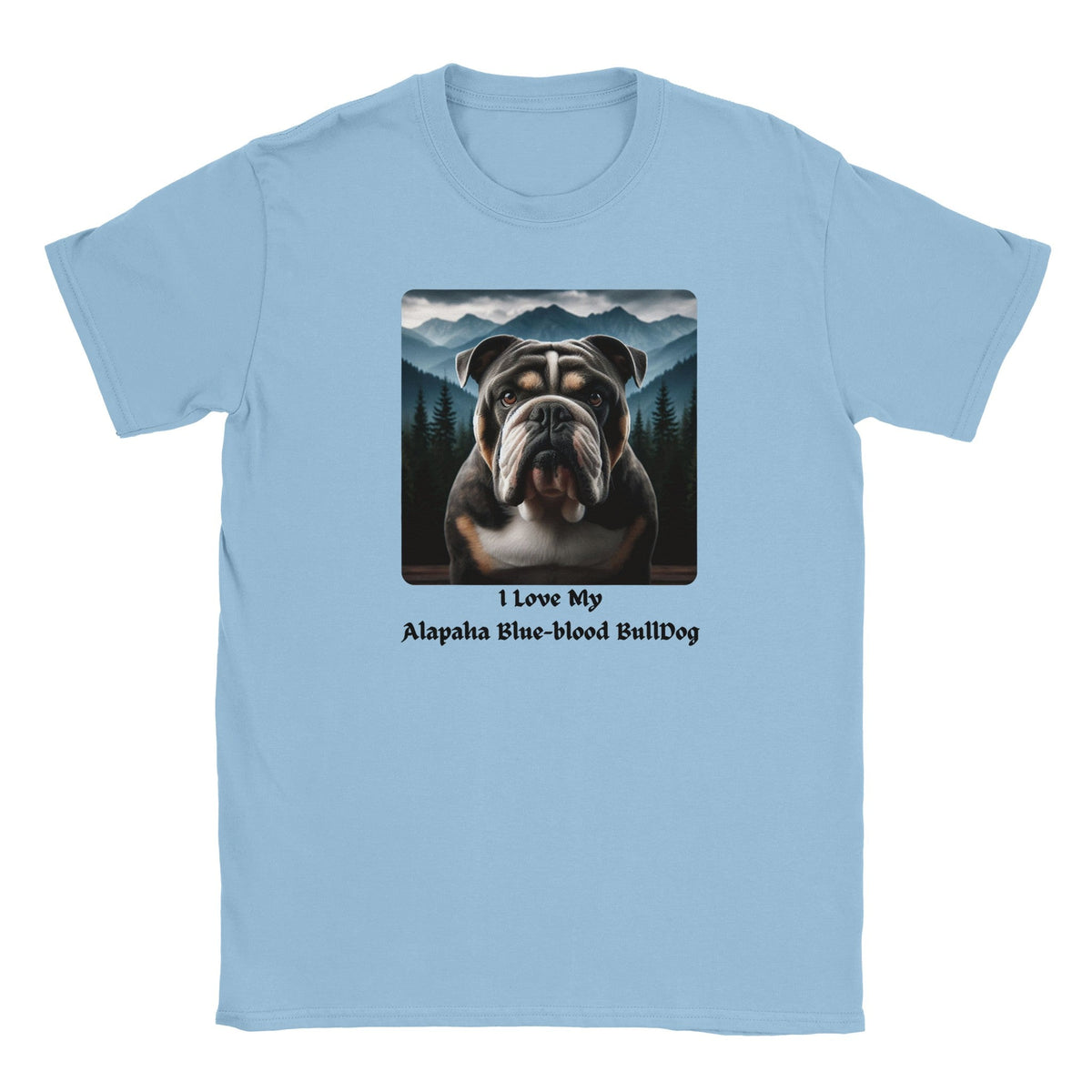 Alapaha Blue - blood BullDog T-Shirt - PetSelfie - Petselfie
