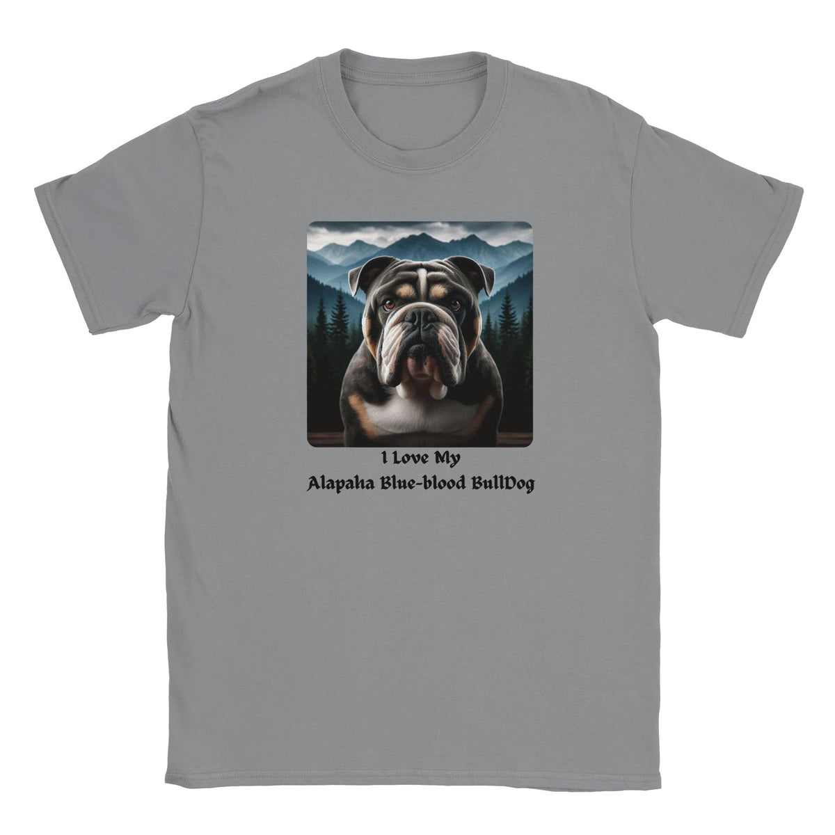 Alapaha Blue - blood BullDog T-Shirt - PetSelfie - Petselfie