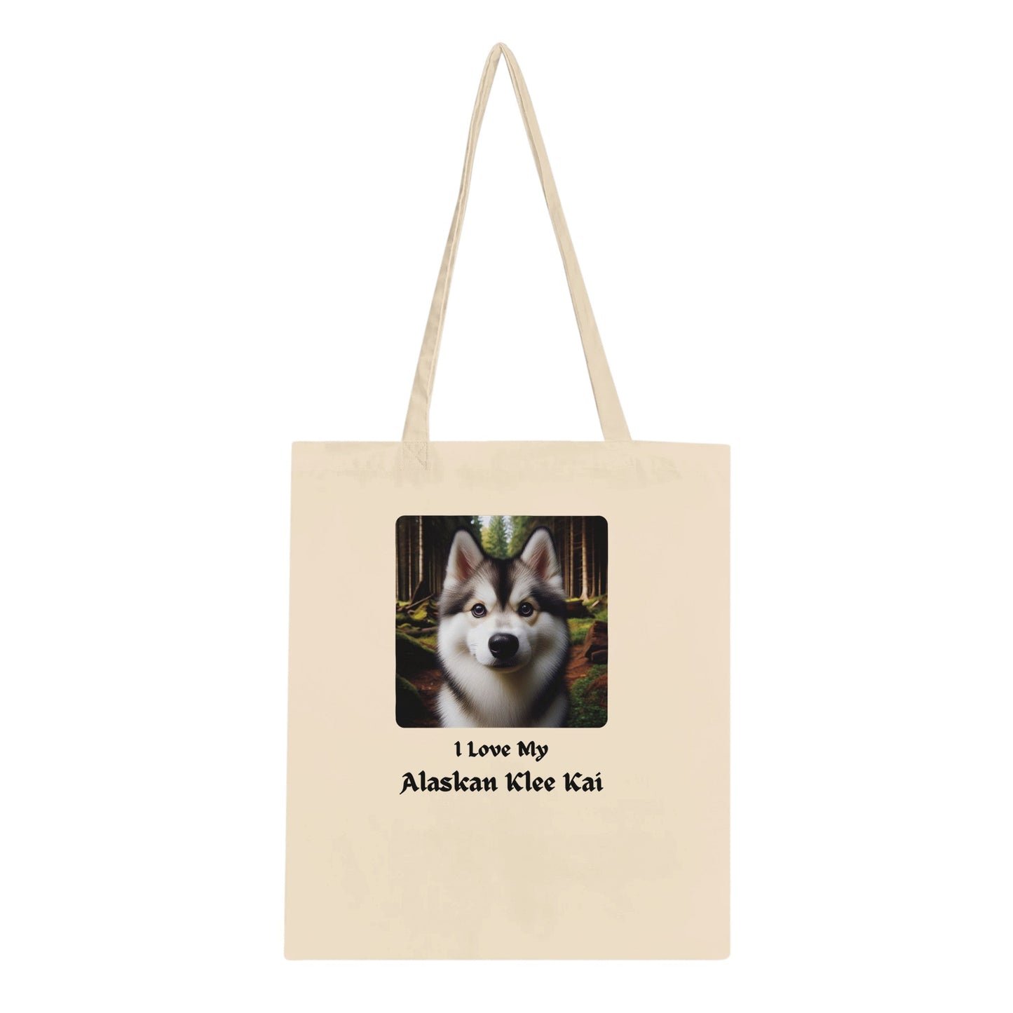 Alaskan Klee Kai Dog Tote Bag - PetSelfie - Petselfie