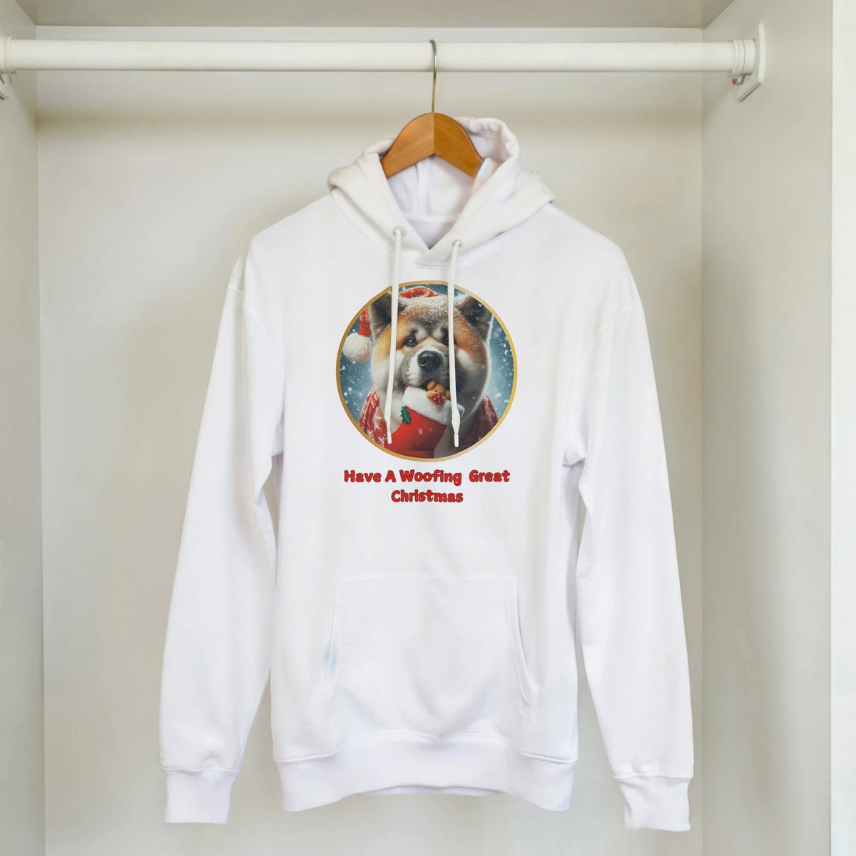 American Akita Christmas Hoodie - Petselfie