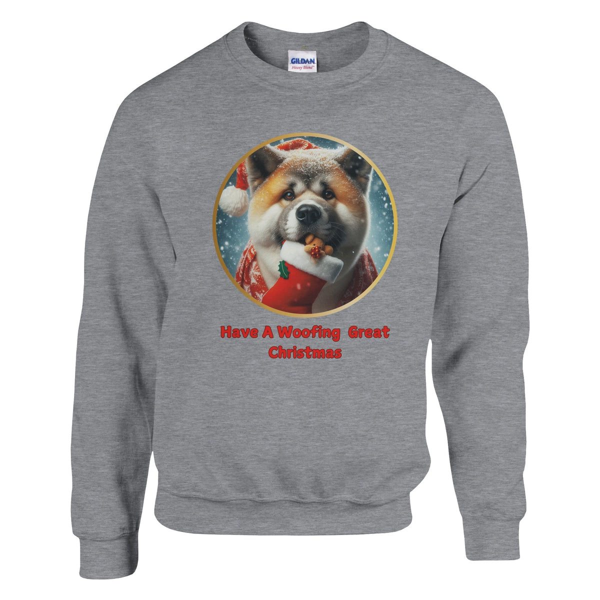 American Akita Christmas Sweatshirt - Petselfie