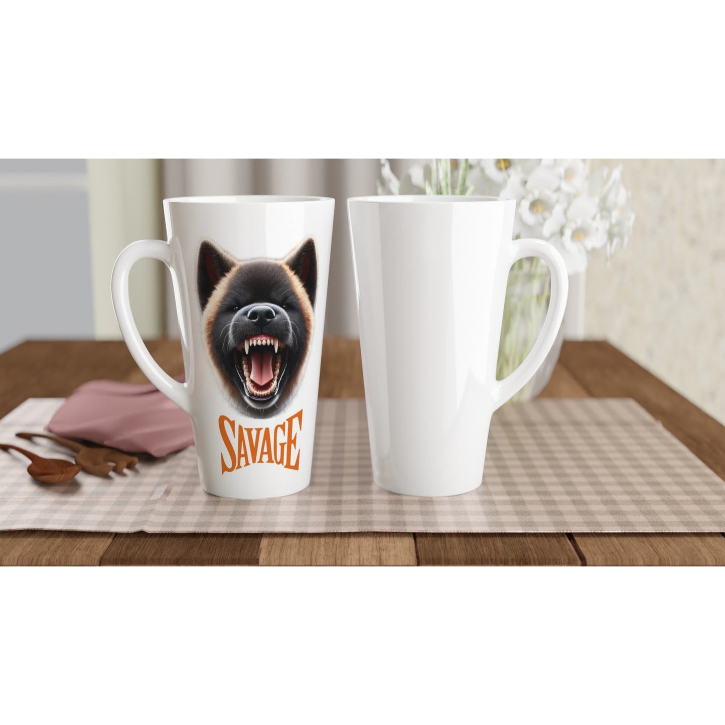 American Akita Puppy SAVAGE Mug - Petselfie