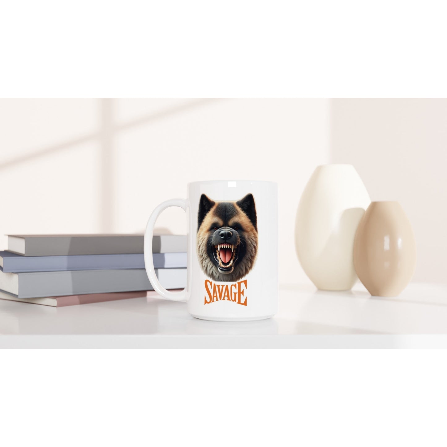 American Akita SAVAGE Mug - Petselfie