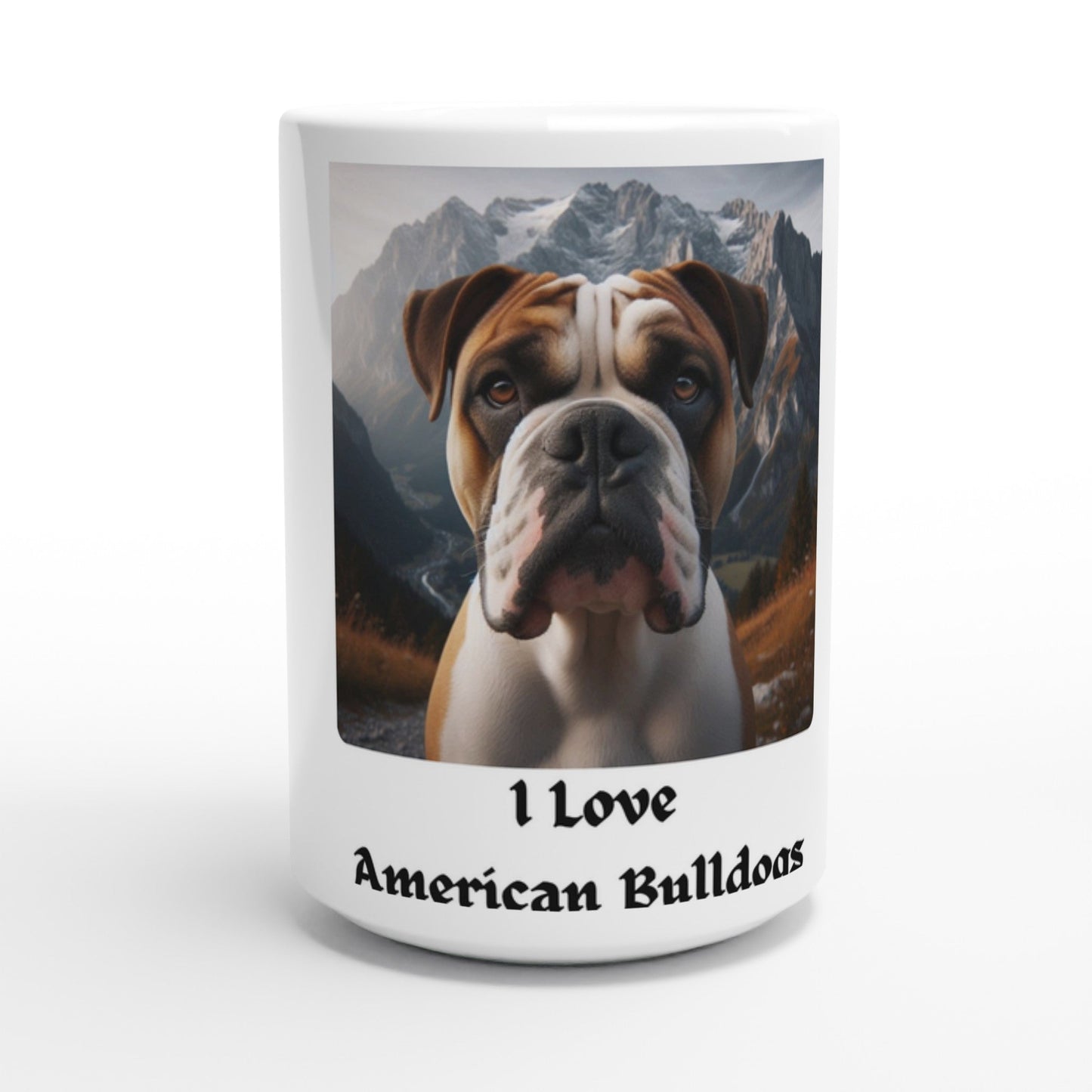American Bulldog Mug - PetSelfie - Petselfie