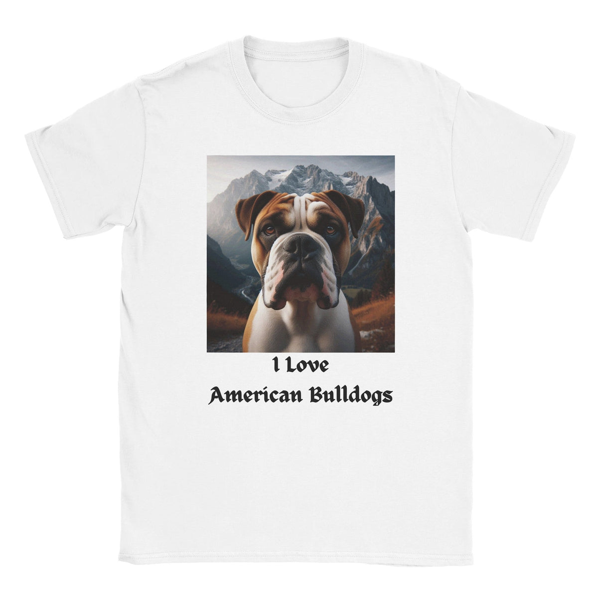 American Bulldog T-shirt - Petselfie - Petselfie