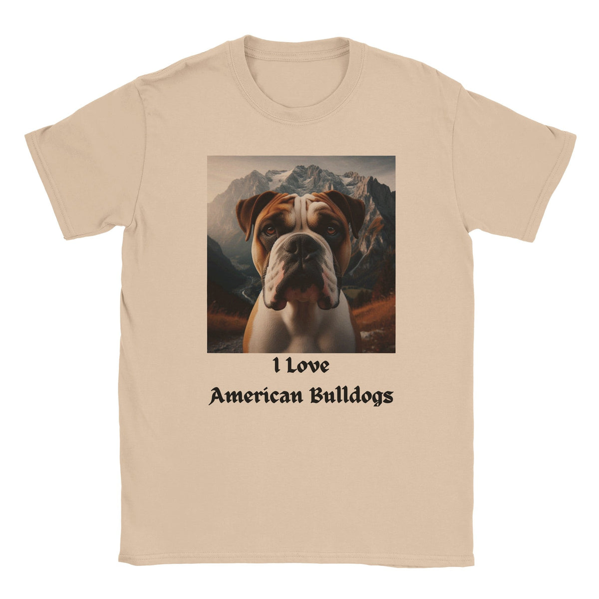 American Bulldog T-shirt - Petselfie - Petselfie