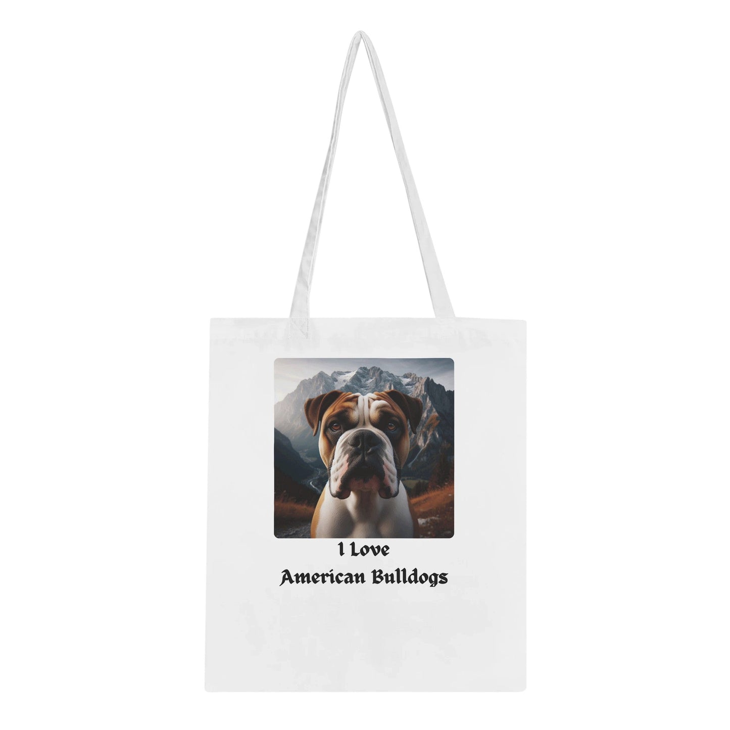 American Bulldog Tote Bag - PetSelfie - Petselfie