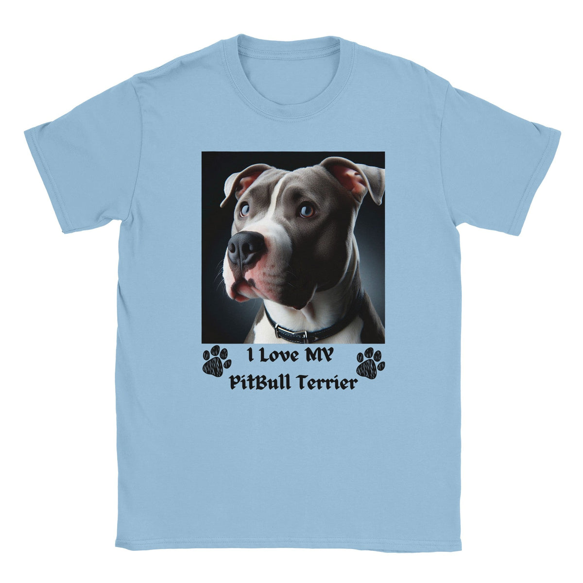 American Pit bull Terrier T-shirt - PetSelfie - Petselfie