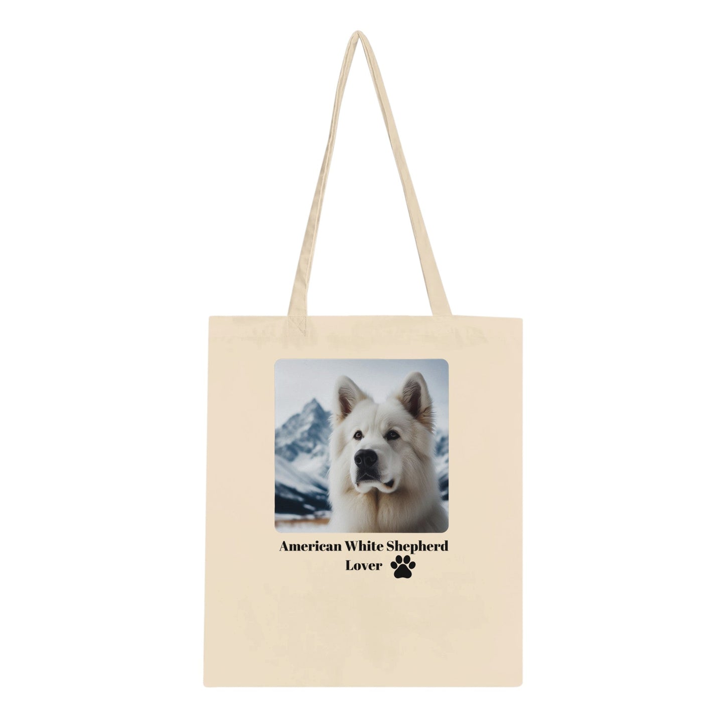 American White Shepherd Tote Bag - PetSelfie - Petselfie