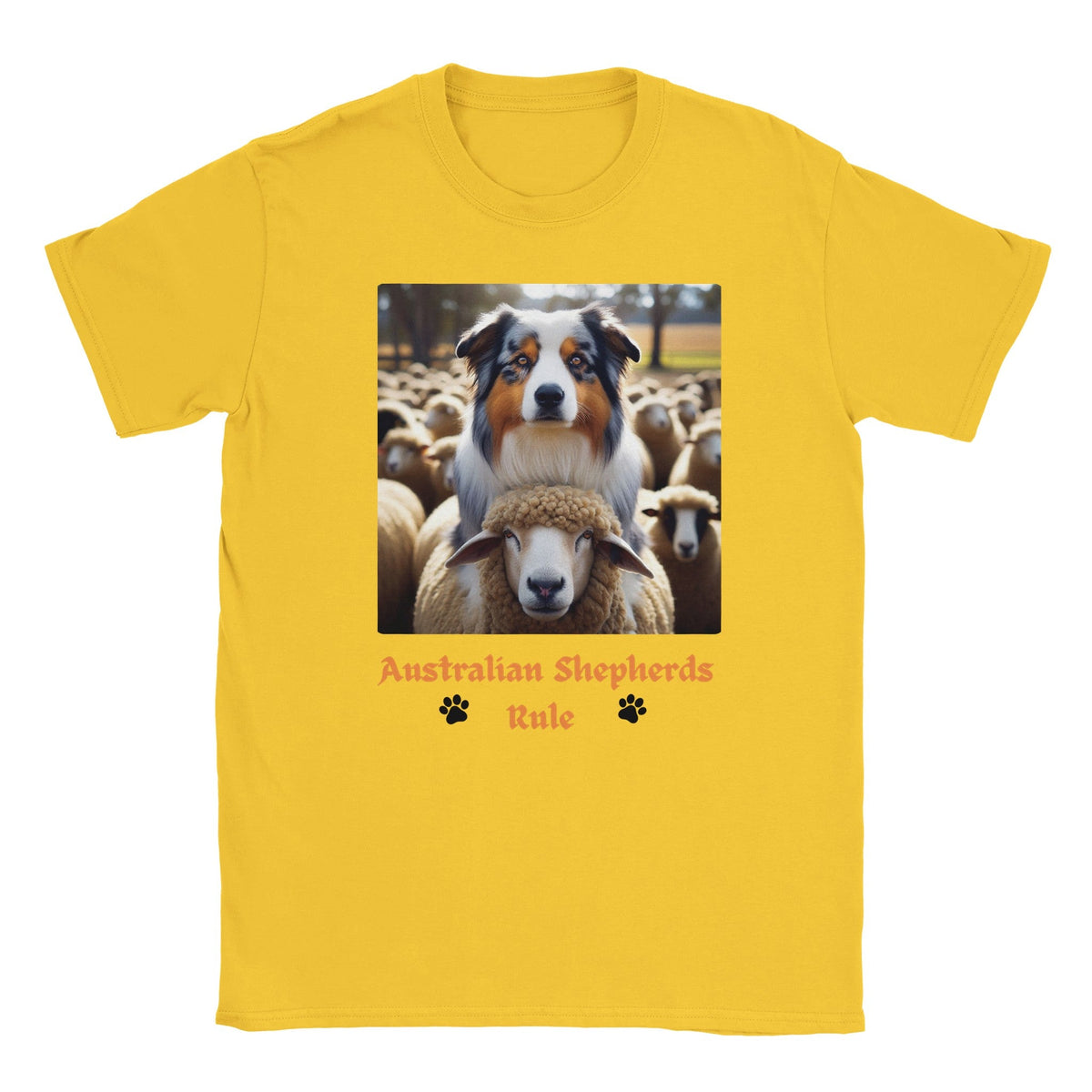 Australian Shepherd Dog T-shirt - PetSelfie - Petselfie