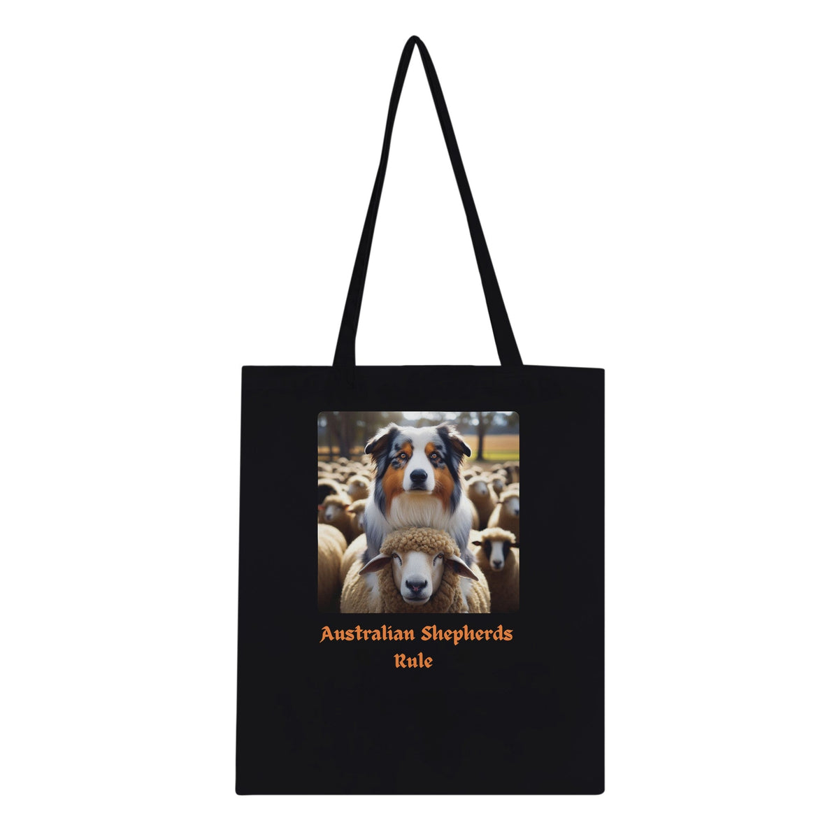 Australian Shepherd dog Tote - PetSelfie - Petselfie