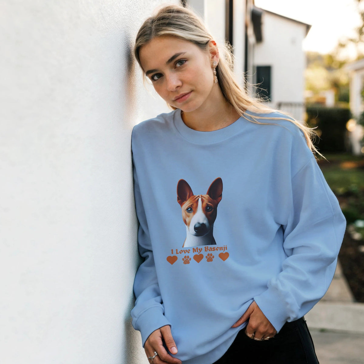 Basenji Dog Sweatshirt - PetSelfie - Petselfie