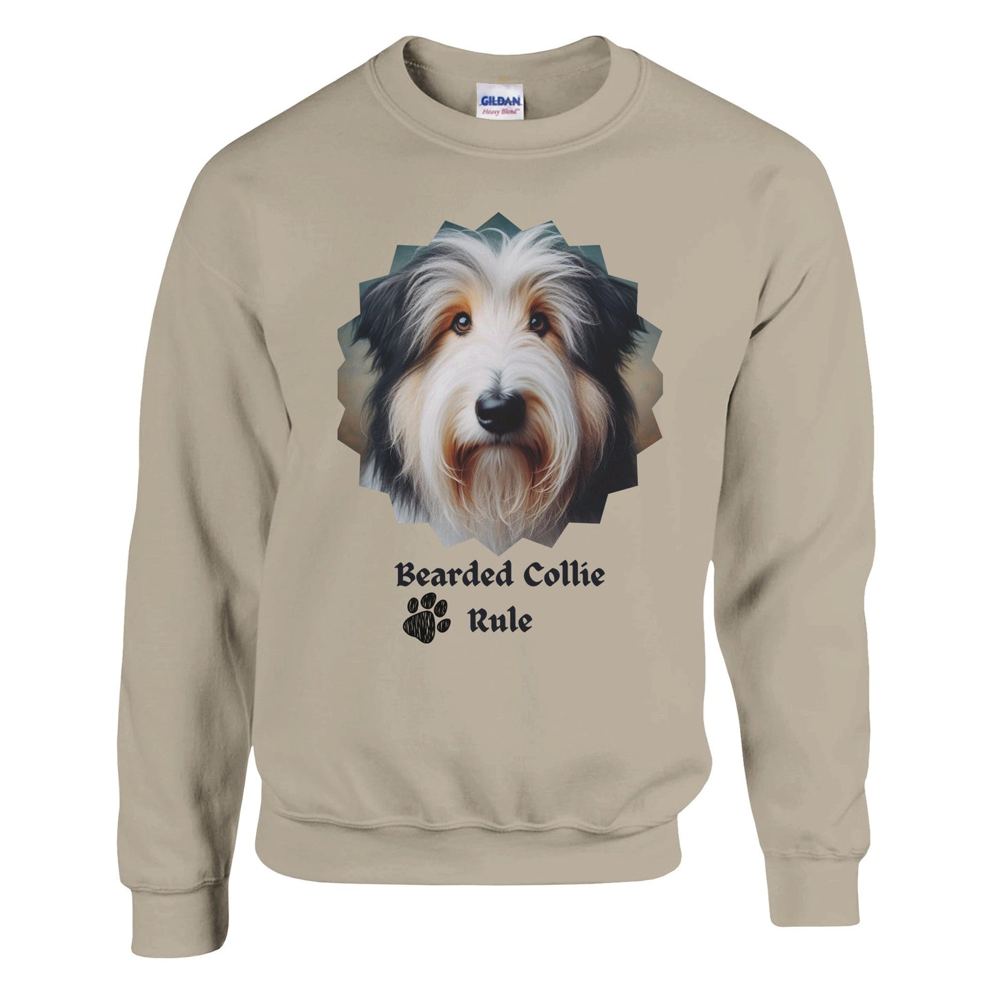 Bearded Collie Dog Sweatshirt - PetSelfie - Petselfie