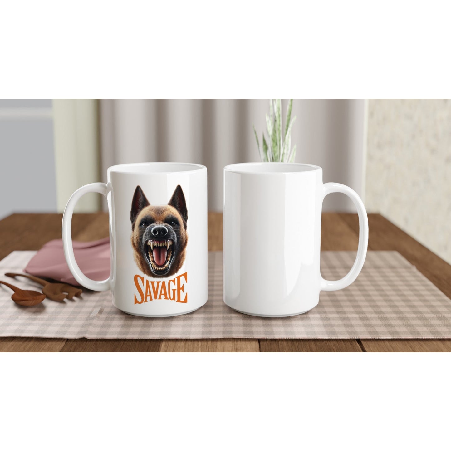 Belgian Malinois SAVAGE Mug - Petselfie