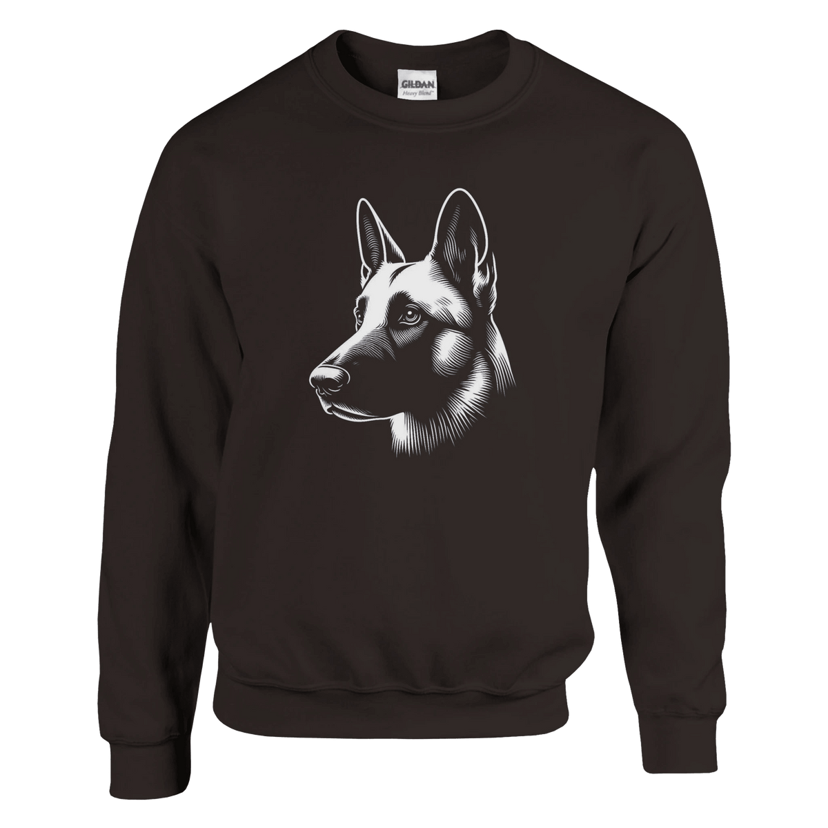 Belgian Malinois Silhouette Sweatshirt - Petselfie