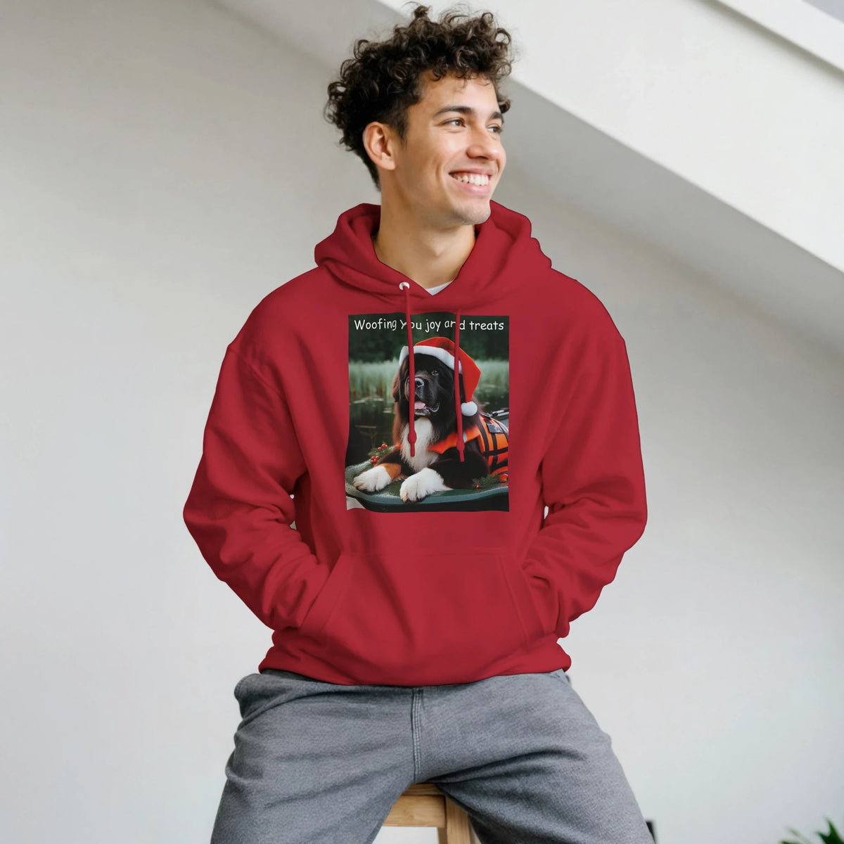 Bernese Mountain Dog Christmas Hoodie - Petselfie