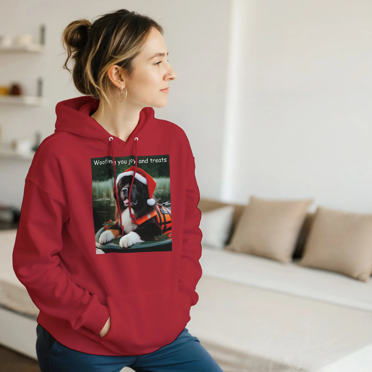 Bernese Mountain Dog Christmas Hoodie - Petselfie
