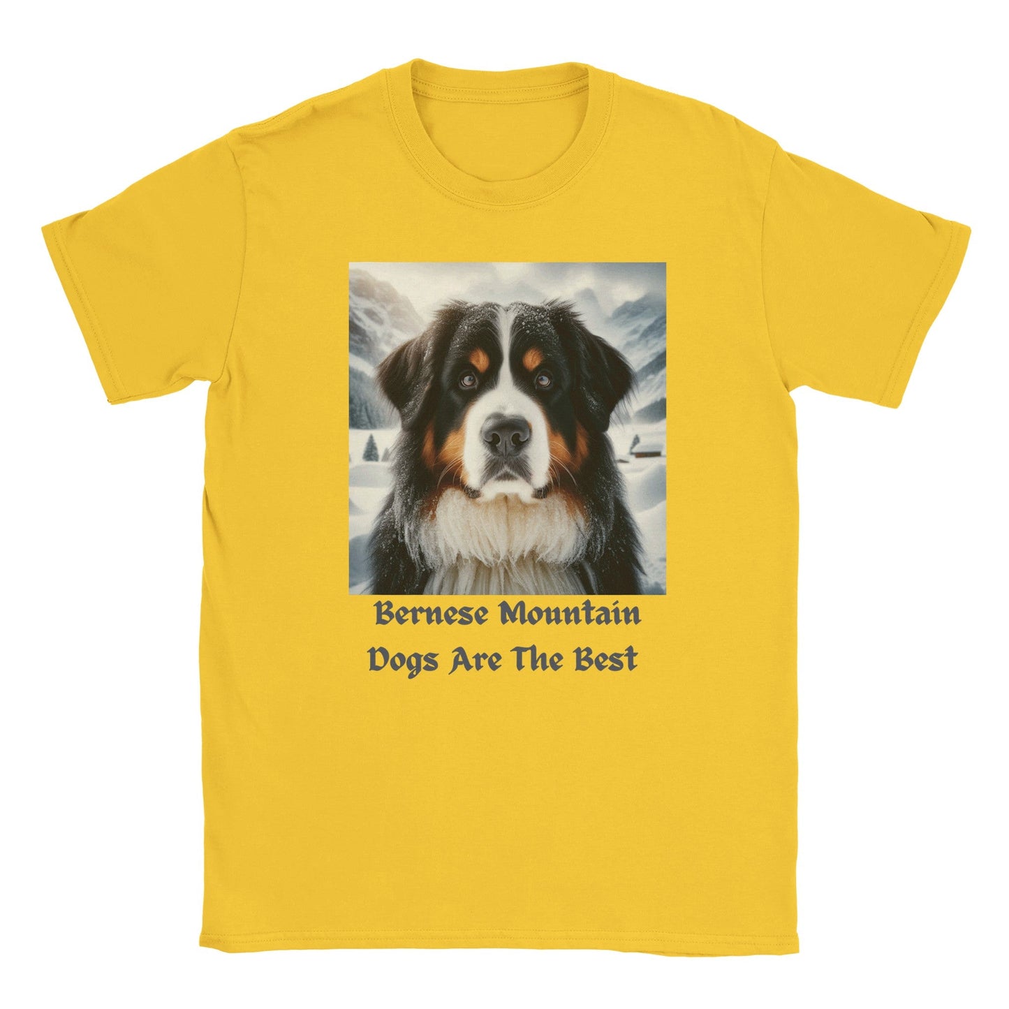 Bernese Mountain Dog Classic Unisex Crewneck T-Shirt - Petselfie