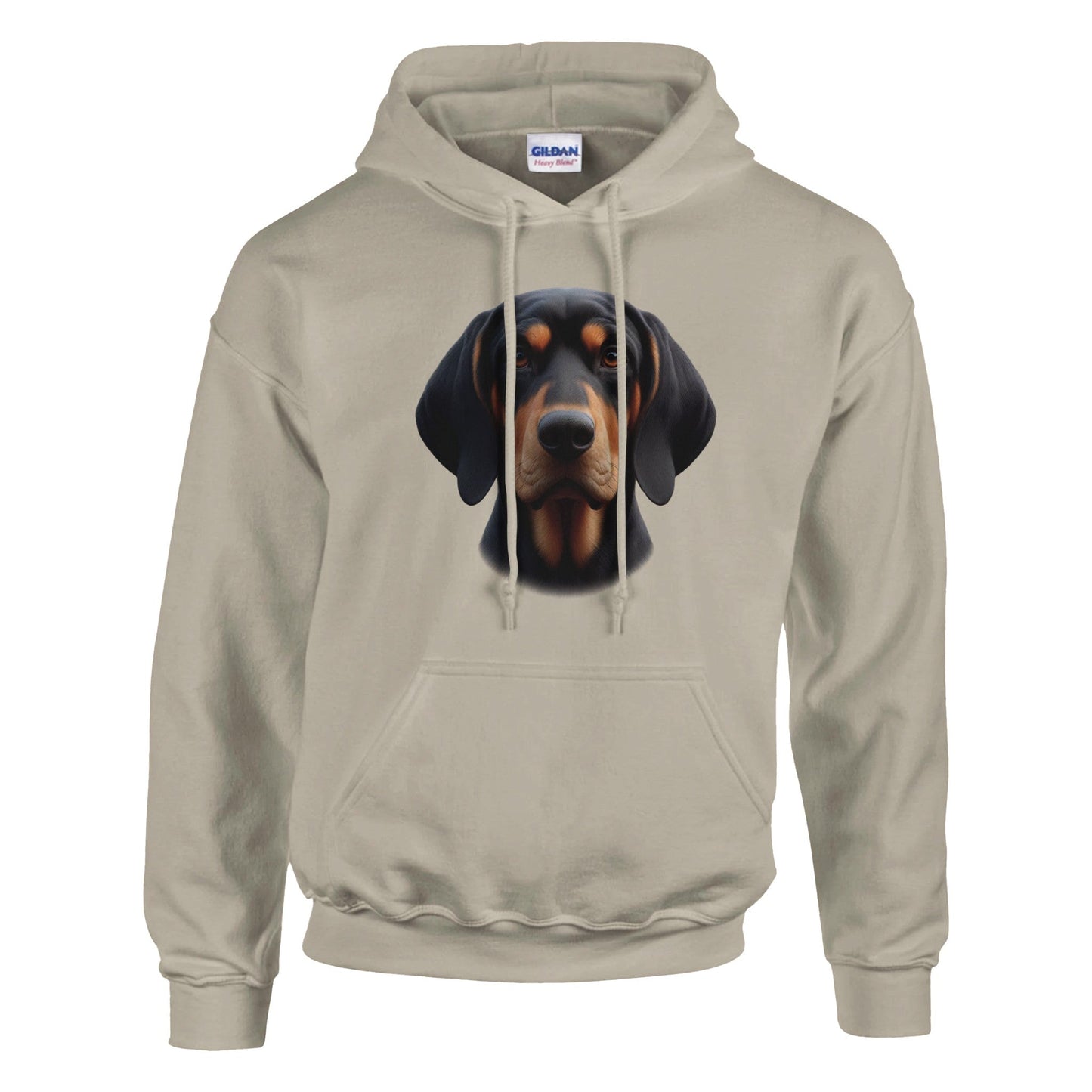 Black and Tan Coonhound Hoodie - PetSelfie - Petselfie
