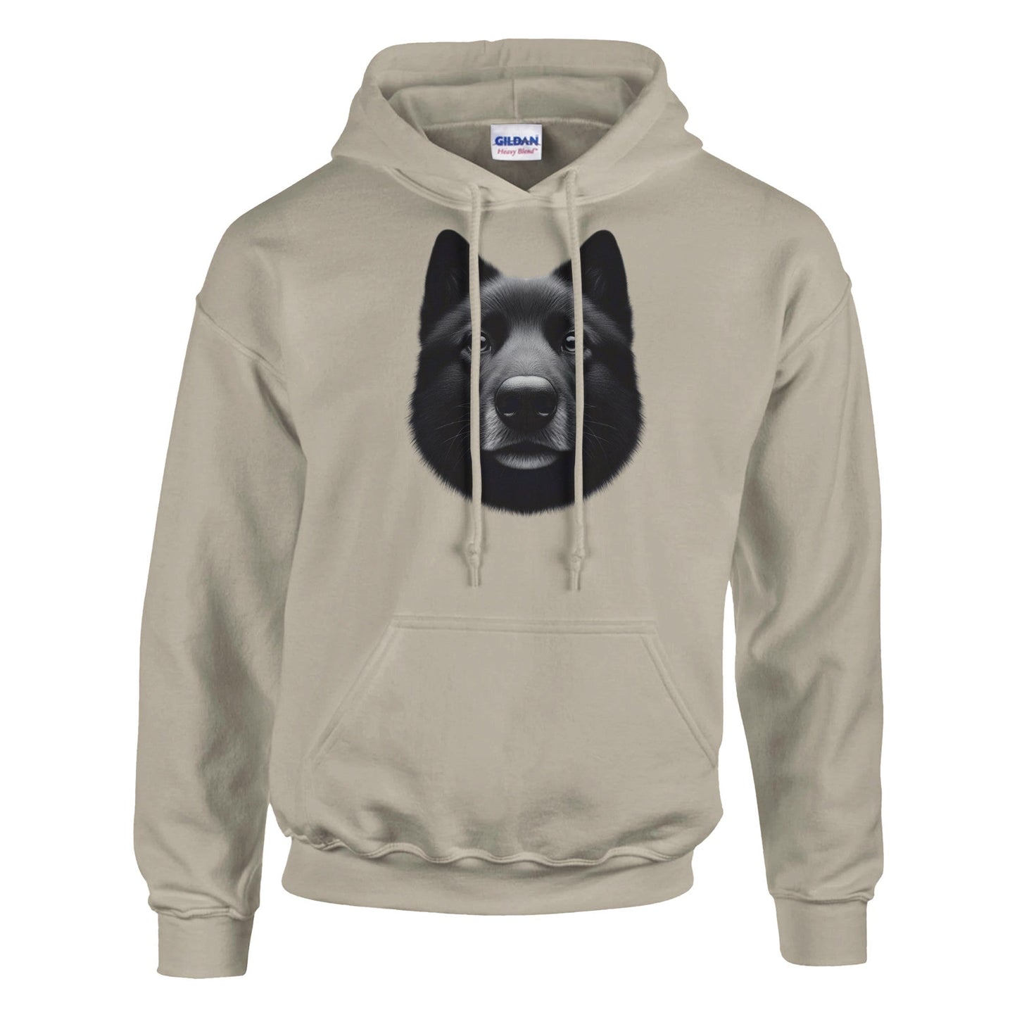 Black Norwegian Elkhound Classic Unisex Pullover Hoodie - PetSelfie - Petselfie