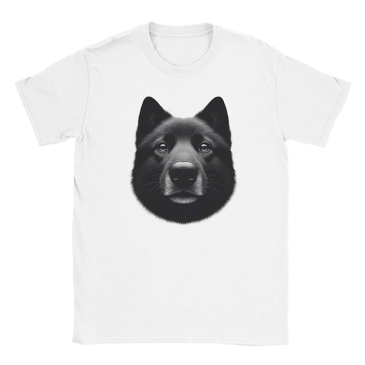 Black Norwegian Elkhound Dog T-Shirt - PetSelfie - Petselfie