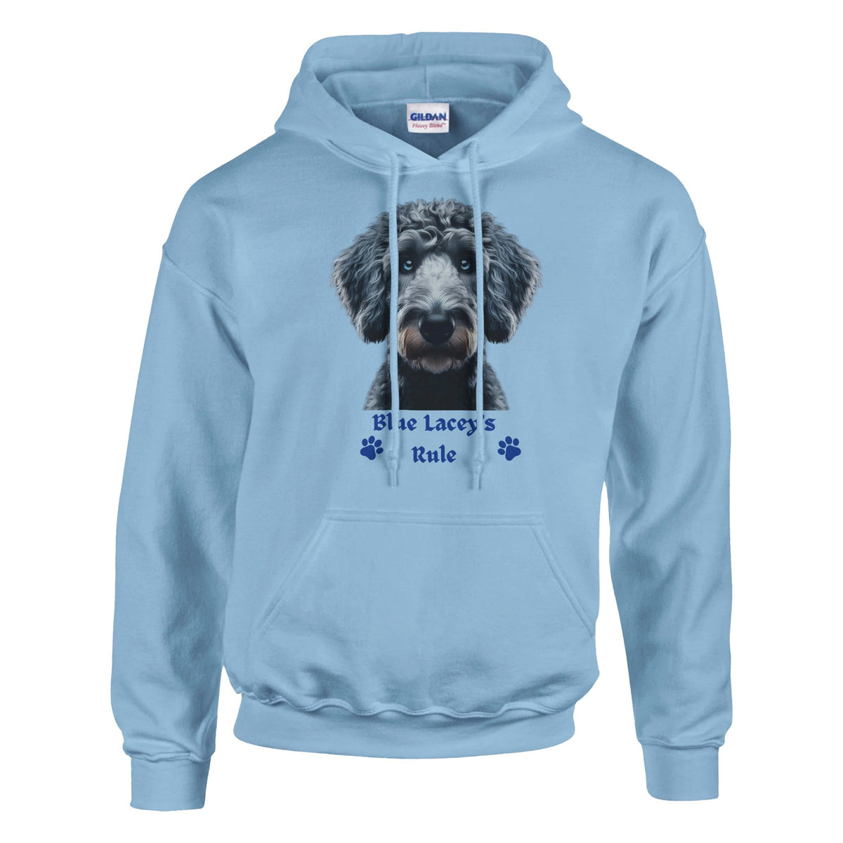 Blue Lacey Dog Hoodie - PetSelfie - Petselfie