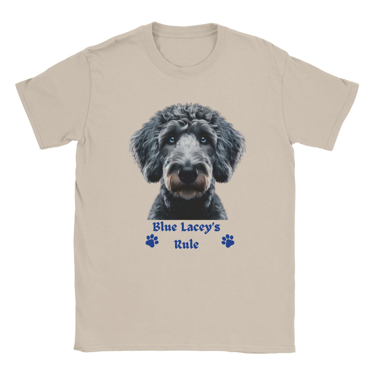 Blue Lacey Dog T-shirt - PetSelfie - Petselfie