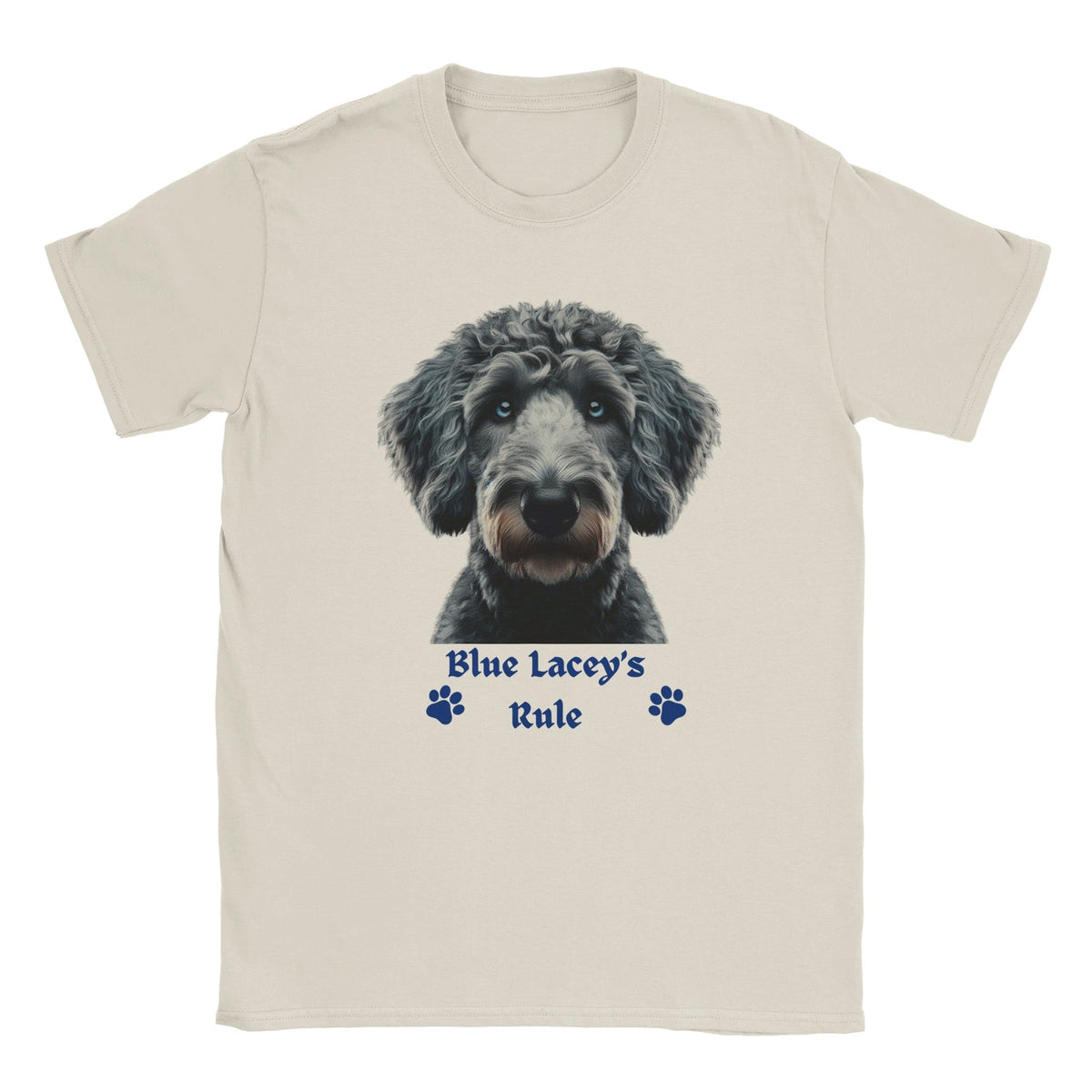 Blue Lacey Dog T-shirt - PetSelfie - Petselfie