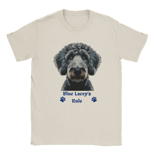 Blue Lacey Dog T-shirt - PetSelfie - Petselfie