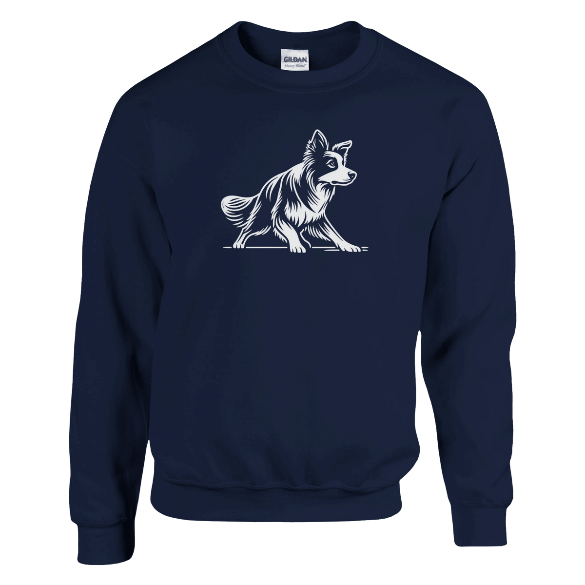 Border Collie Silhouette Sweatshirt - Petselfie