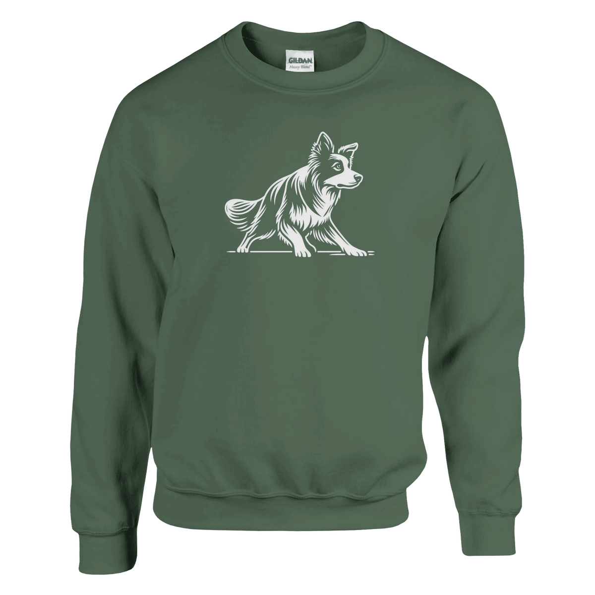 Border Collie Silhouette Sweatshirt - Petselfie