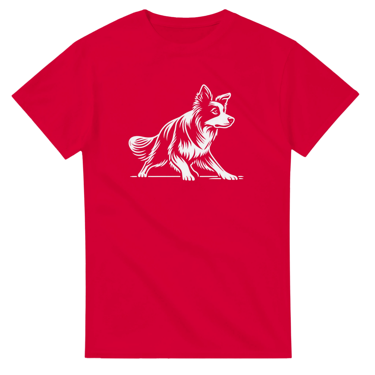 Border Collie Silhouette T-shirt - Petselfie