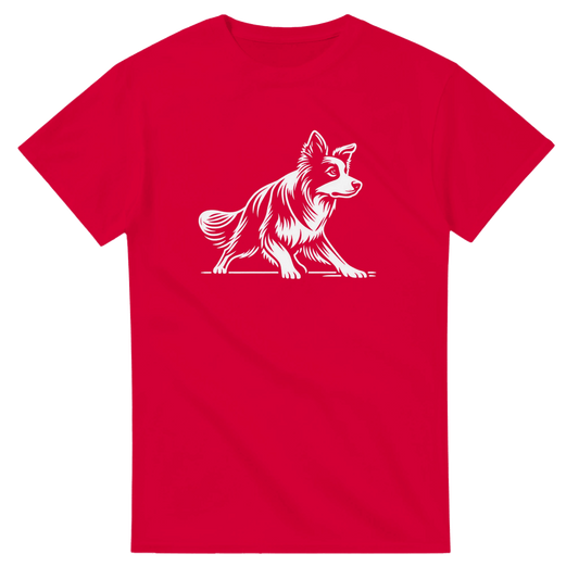 Border Collie Silhouette T-shirt - Petselfie