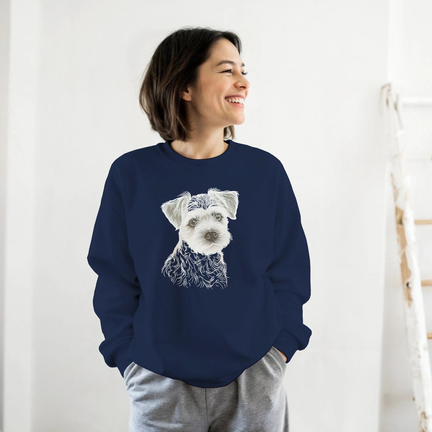 Border Terrier Silhouette Sweatshirt - Petselfie