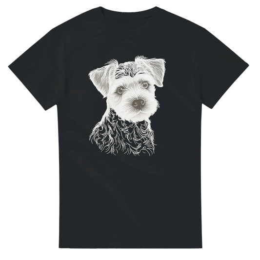 Border Terrier Silhouette T-shirt - Petselfie