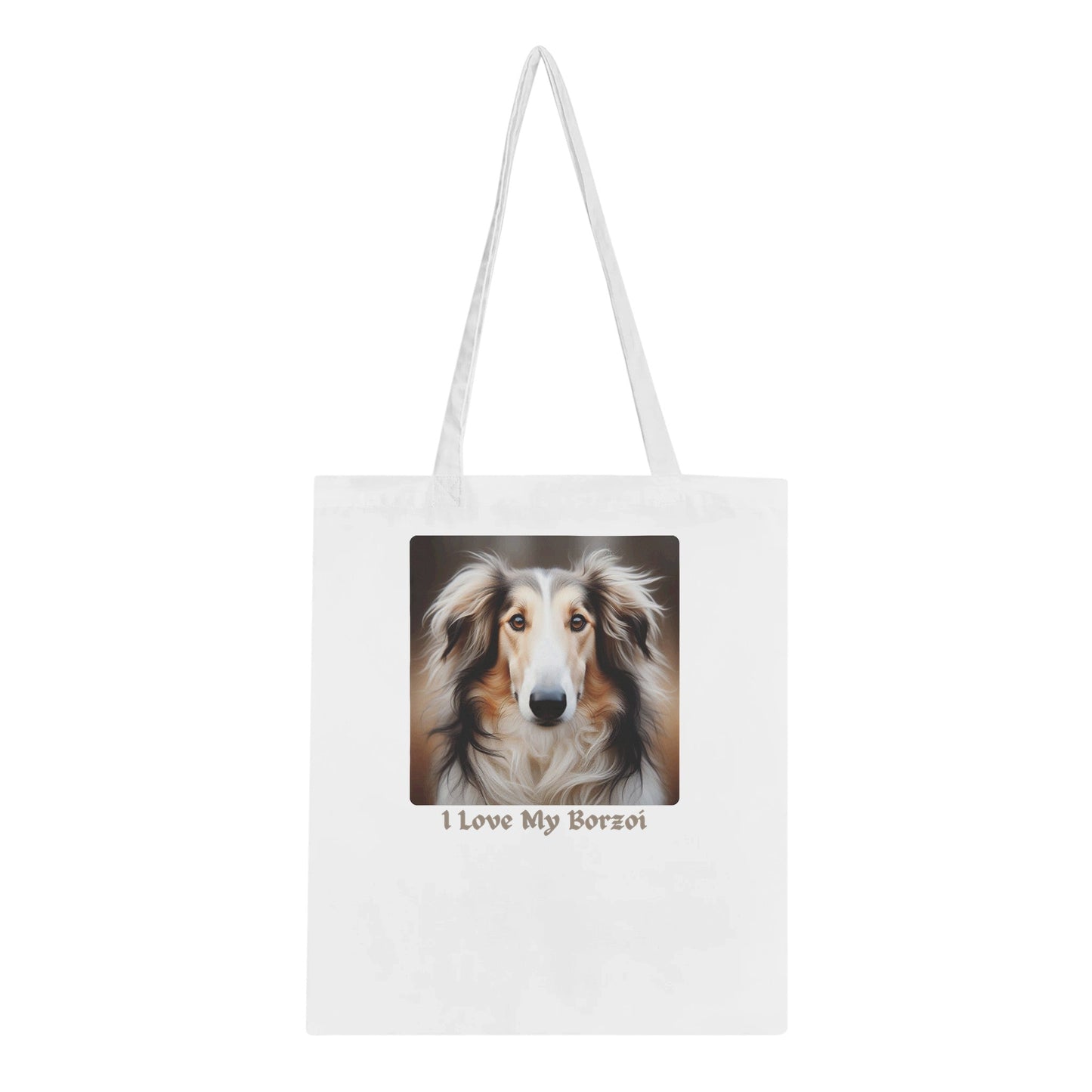 Borzoi Dog Tote Bag - PetSelfie - Petselfie