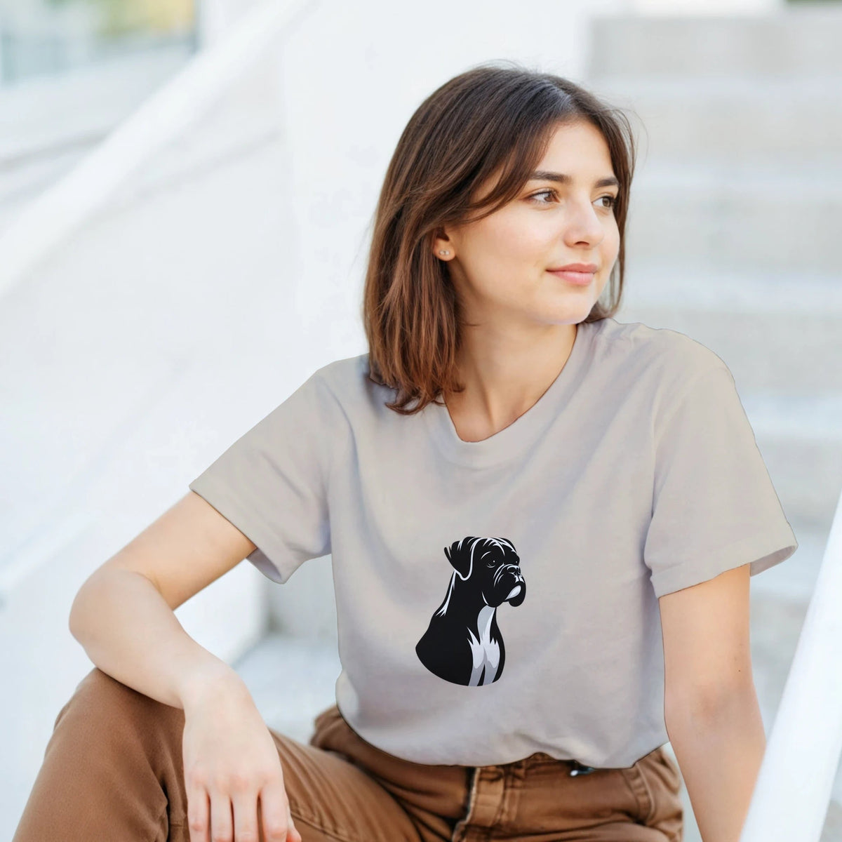 Boxer Silhouette T-shirt - Petselfie