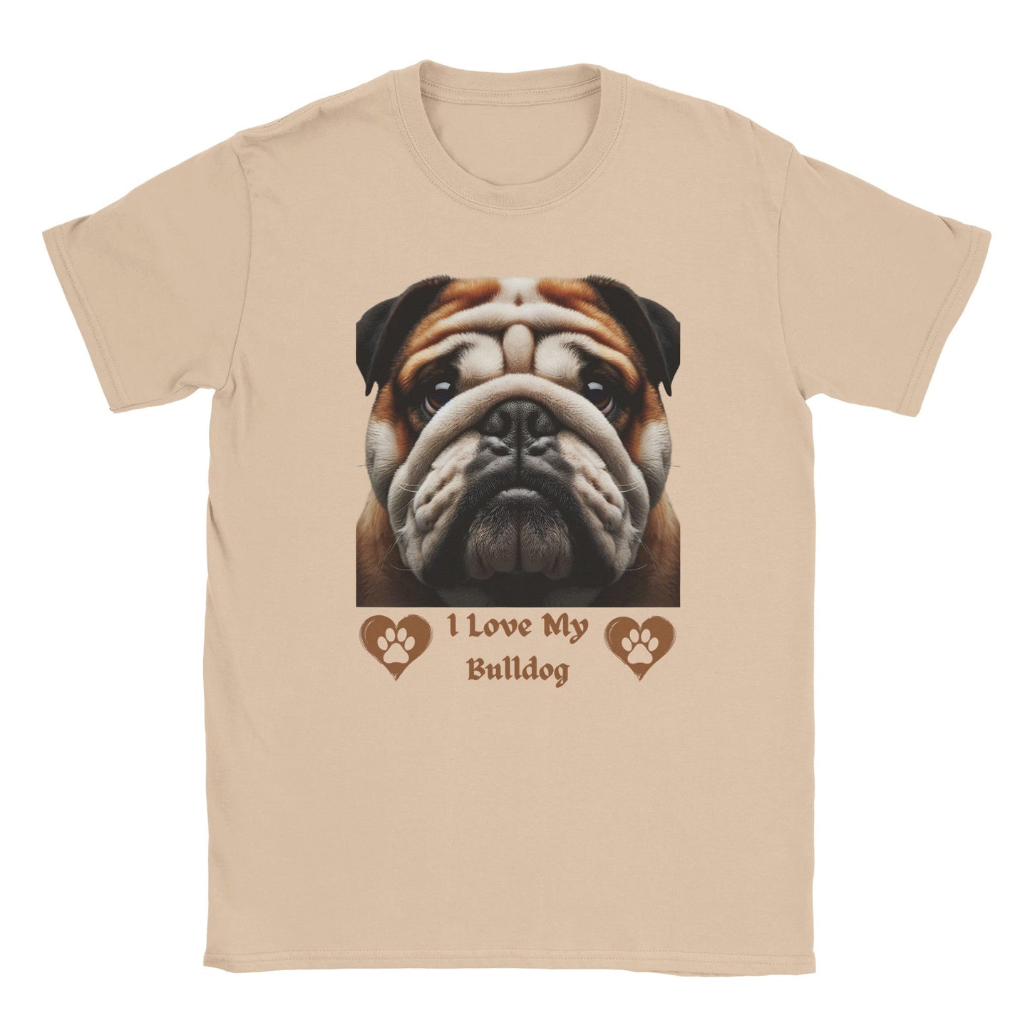 Bulldog T-Shirt - PetSelfie - Petselfie