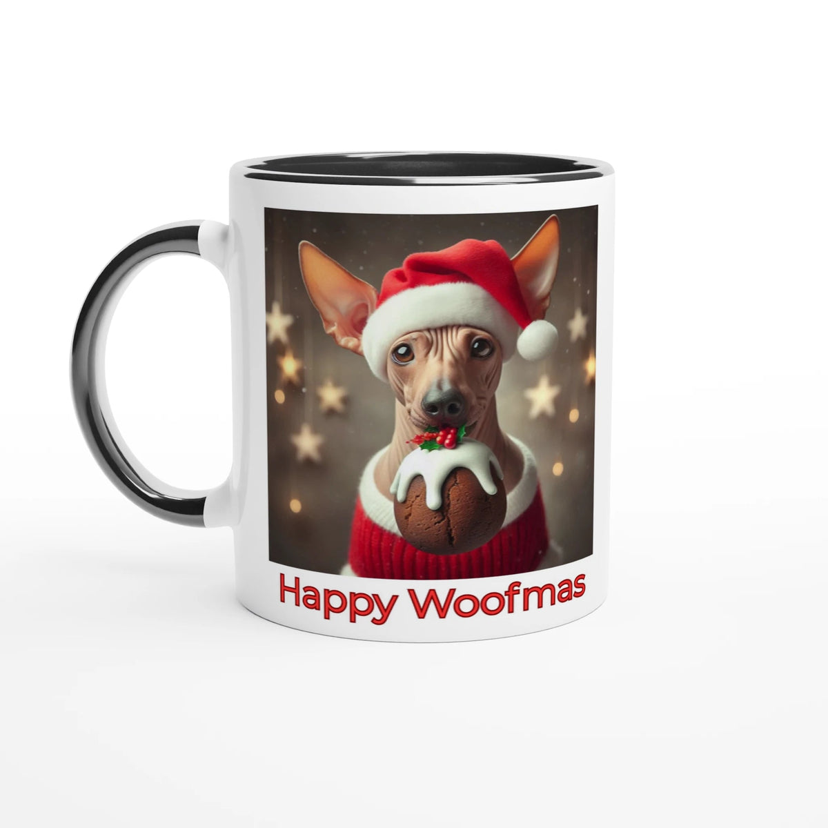 Chinese hairless crested Mug with Colour Inside - Petselfie