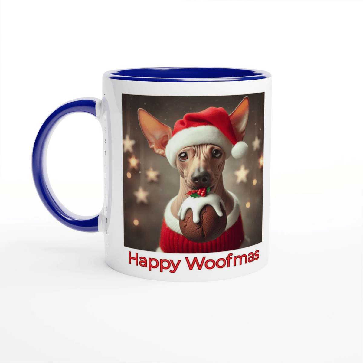 Chinese hairless crested Mug with Colour Inside - Petselfie