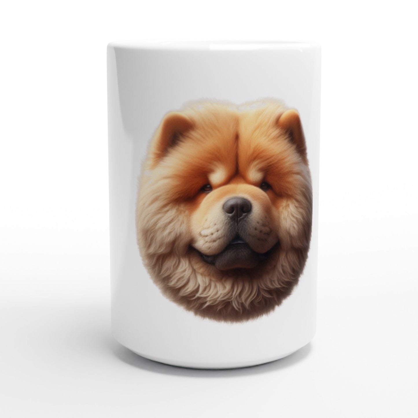 Chow Chow Dog - White 15oz Ceramic Mug - Petselfie