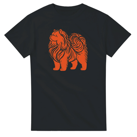 orange Chow Chow Silhouette T-Shirt - Petselfie