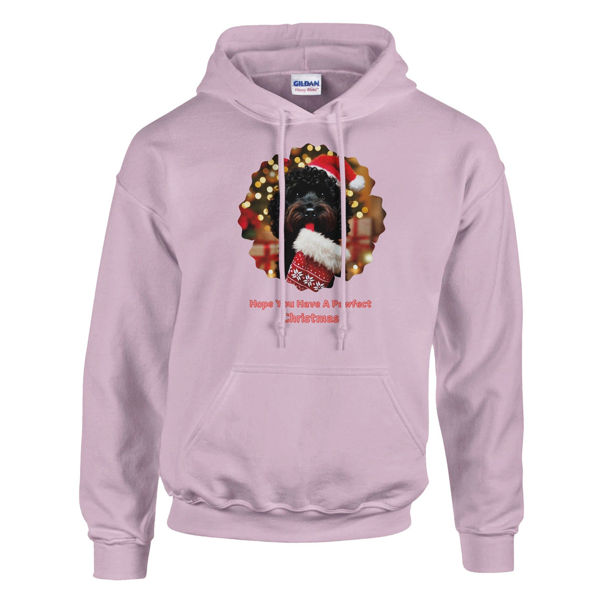 Cockapoo Black Christmas Hoodie - Petselfie