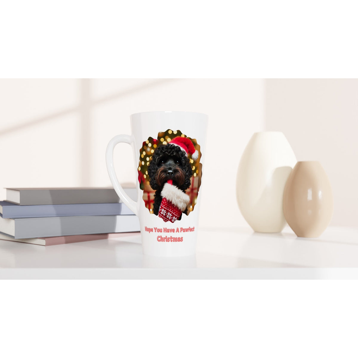 Cockapoo Black Christmas Mug - Petselfie