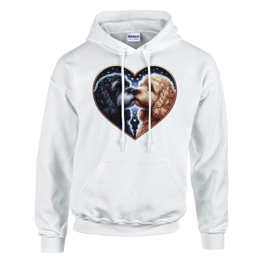 Cockapoo Kissing Valentine Hoodie - Petselfie