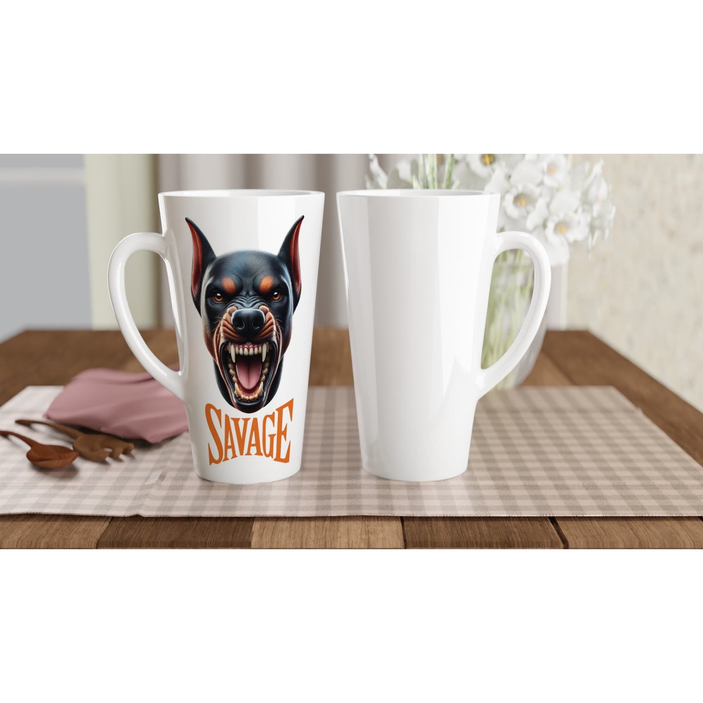 Doberman Pinscher SAVAGE Mug - Petselfie