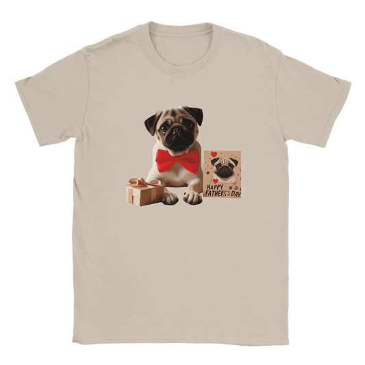 Fathers Day Pug T-shirt - Petselfie