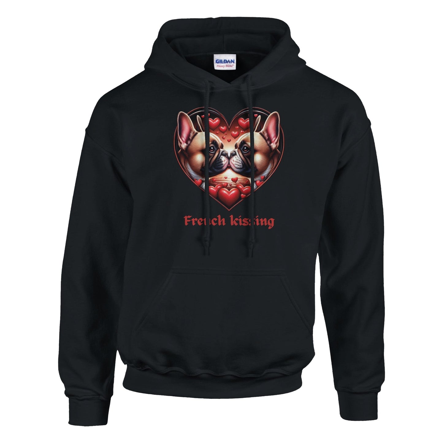 Frenchies French Kissing Valentine Hoodie - Petselfie