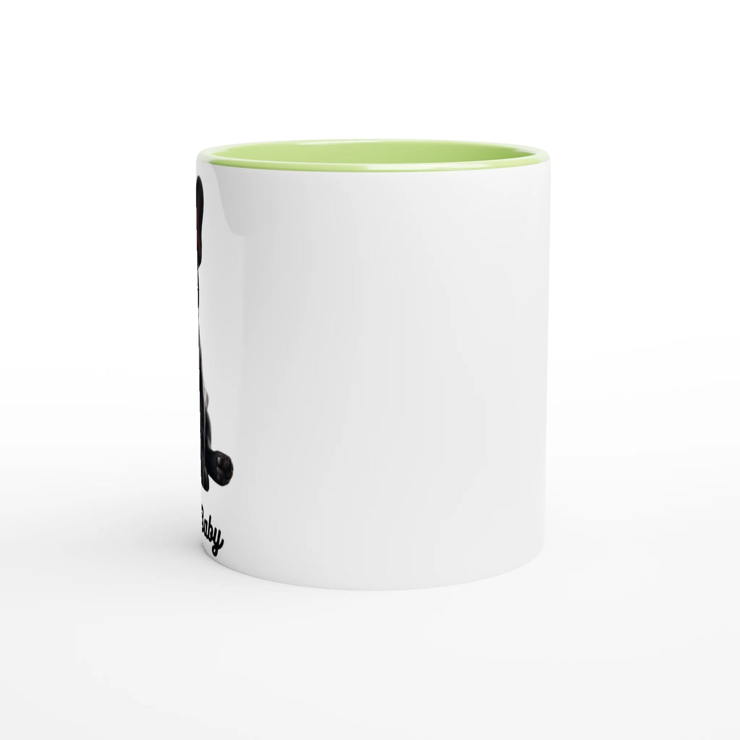 Fur Baby Black Frenchie Coloured Mug - Petselfie